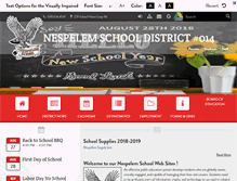 Tablet Screenshot of nsdeagles.org